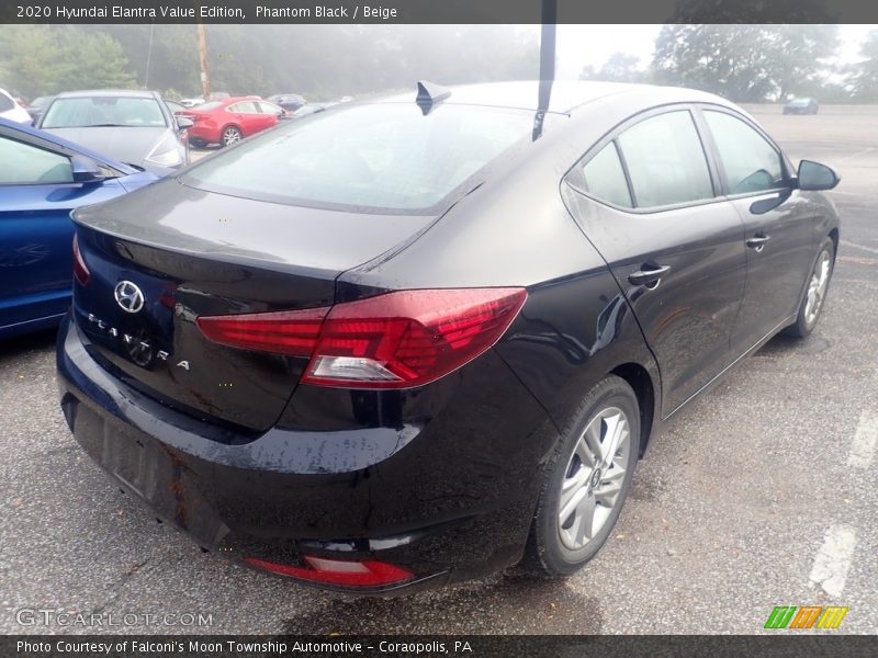 Phantom Black / Beige 2020 Hyundai Elantra Value Edition