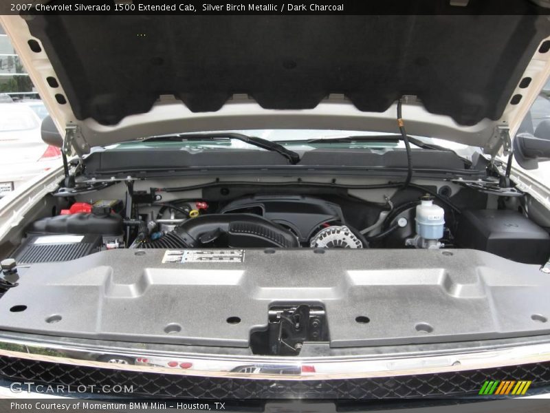 Silver Birch Metallic / Dark Charcoal 2007 Chevrolet Silverado 1500 Extended Cab