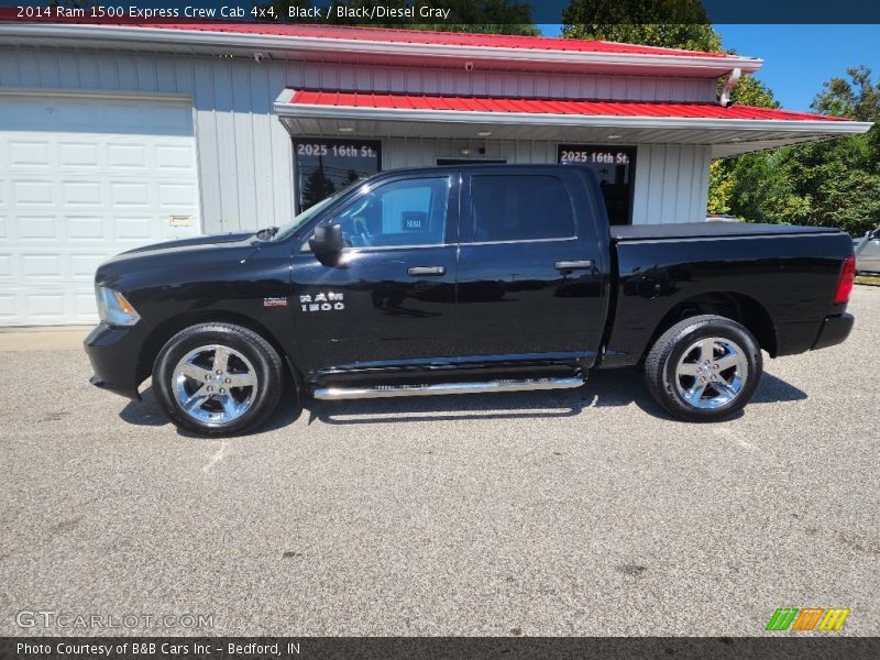Black / Black/Diesel Gray 2014 Ram 1500 Express Crew Cab 4x4