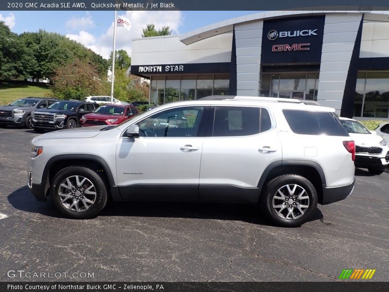 Quicksilver Metallic / Jet Black 2020 GMC Acadia SLE AWD
