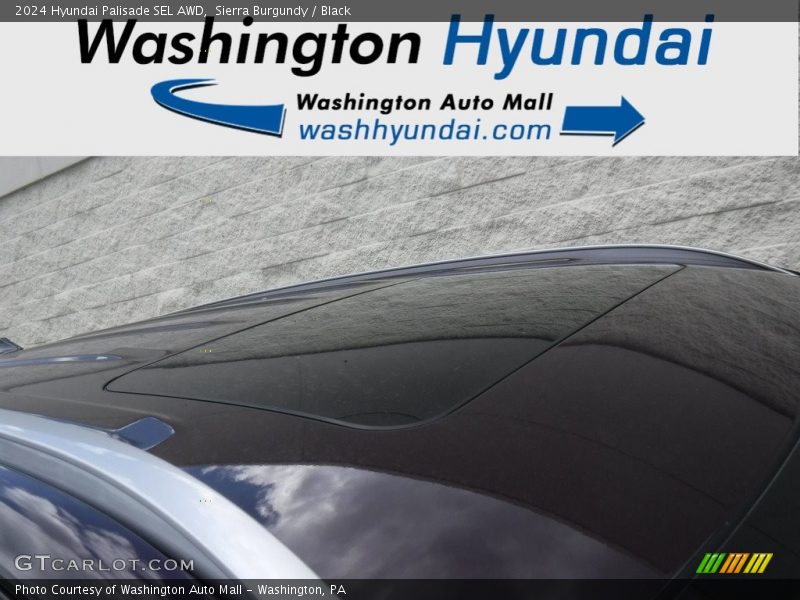 Sierra Burgundy / Black 2024 Hyundai Palisade SEL AWD