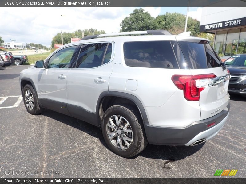 Quicksilver Metallic / Jet Black 2020 GMC Acadia SLE AWD