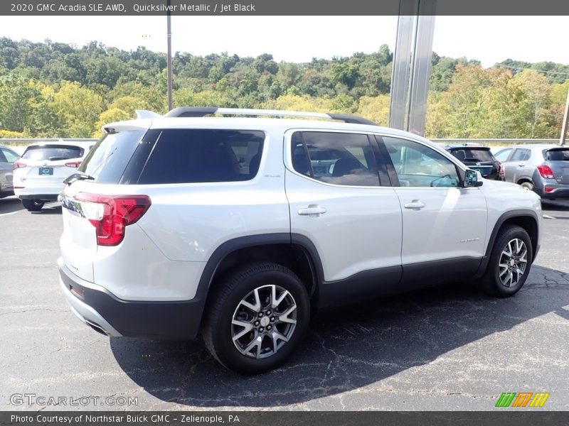 Quicksilver Metallic / Jet Black 2020 GMC Acadia SLE AWD