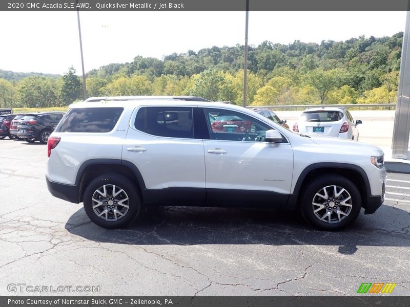 Quicksilver Metallic / Jet Black 2020 GMC Acadia SLE AWD