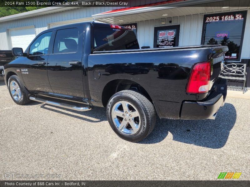 Black / Black/Diesel Gray 2014 Ram 1500 Express Crew Cab 4x4