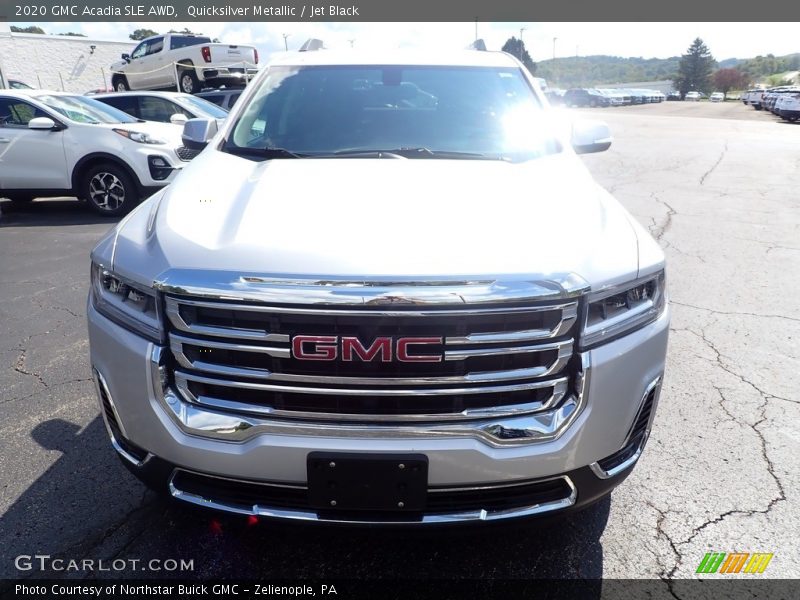 Quicksilver Metallic / Jet Black 2020 GMC Acadia SLE AWD