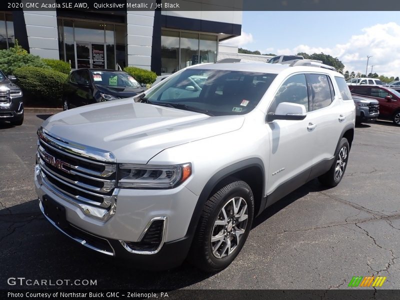 Quicksilver Metallic / Jet Black 2020 GMC Acadia SLE AWD