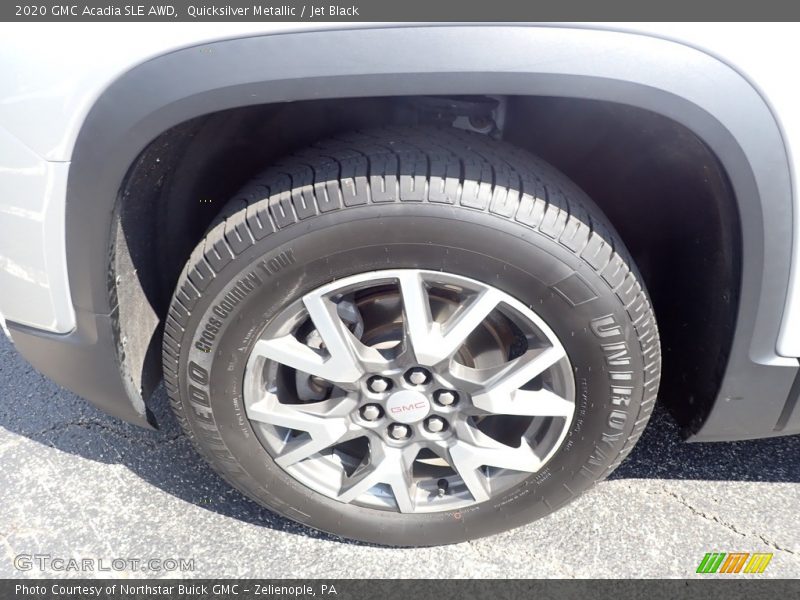 Quicksilver Metallic / Jet Black 2020 GMC Acadia SLE AWD