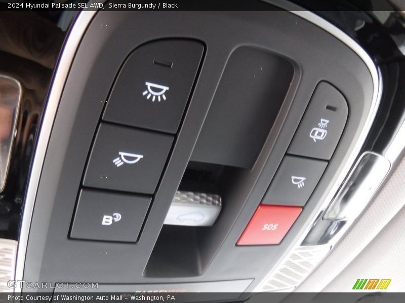 Sierra Burgundy / Black 2024 Hyundai Palisade SEL AWD