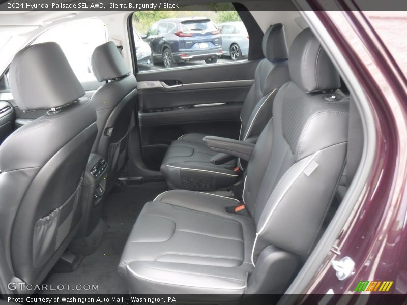 Sierra Burgundy / Black 2024 Hyundai Palisade SEL AWD