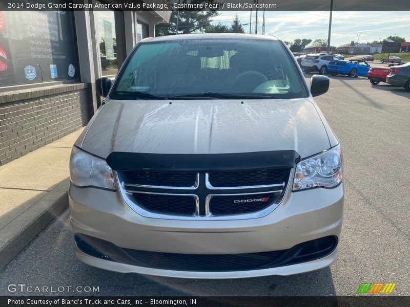 Cashmere Pearl / Black/Sandstorm 2014 Dodge Grand Caravan American Value Package