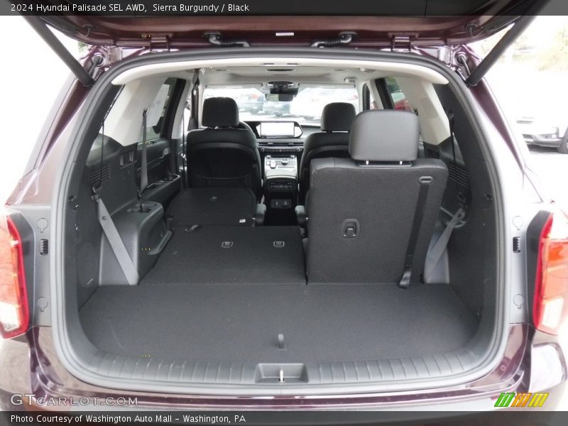 Sierra Burgundy / Black 2024 Hyundai Palisade SEL AWD