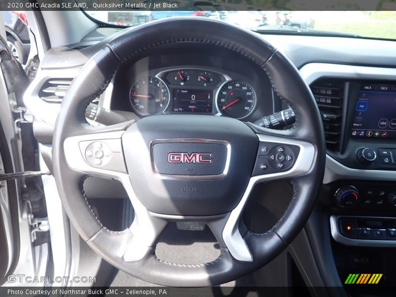 Quicksilver Metallic / Jet Black 2020 GMC Acadia SLE AWD