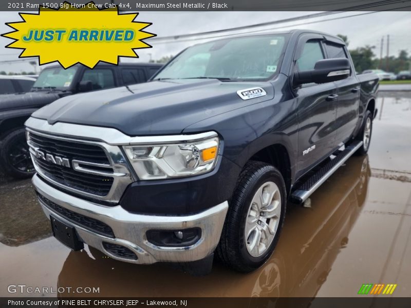 Front 3/4 View of 2021 1500 Big Horn Crew Cab 4x4