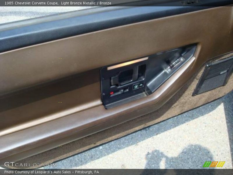 Light Bronze Metallic / Bronze 1985 Chevrolet Corvette Coupe