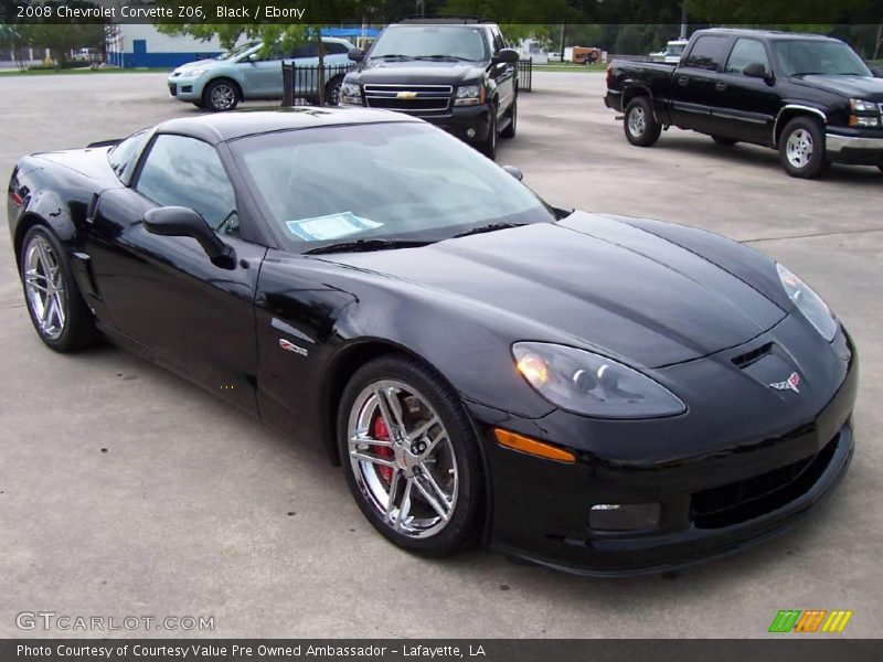 Black / Ebony 2008 Chevrolet Corvette Z06