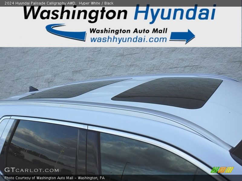 Hyper White / Black 2024 Hyundai Palisade Calligraphy AWD
