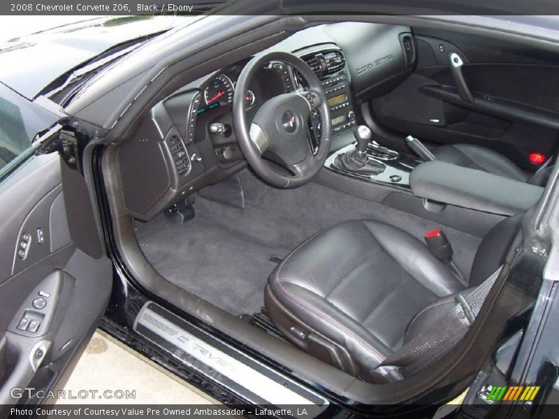 Black / Ebony 2008 Chevrolet Corvette Z06