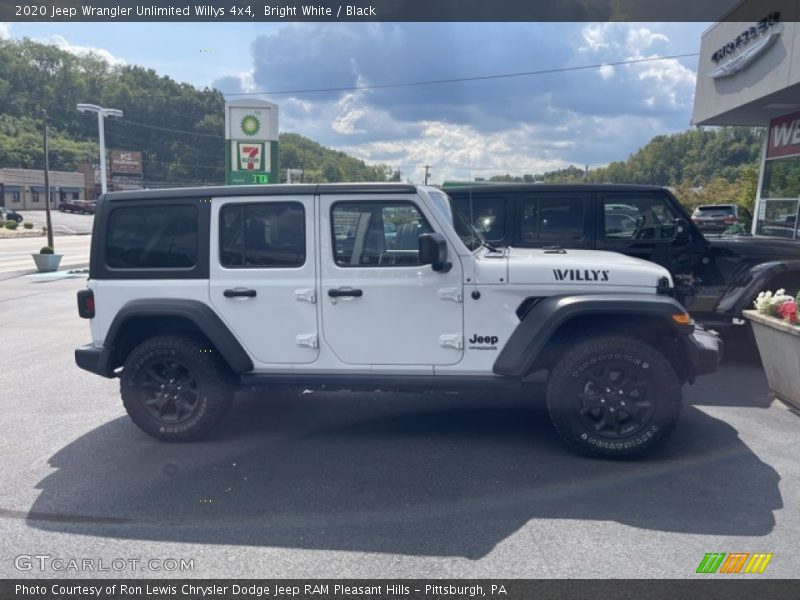 Bright White / Black 2020 Jeep Wrangler Unlimited Willys 4x4