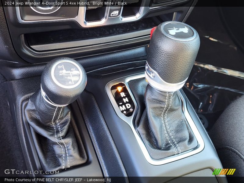 Bright White / Black 2024 Jeep Wrangler 4-Door Sport S 4xe Hybrid