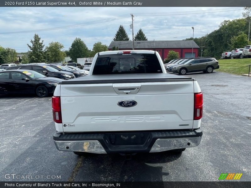 Oxford White / Medium Earth Gray 2020 Ford F150 Lariat SuperCrew 4x4