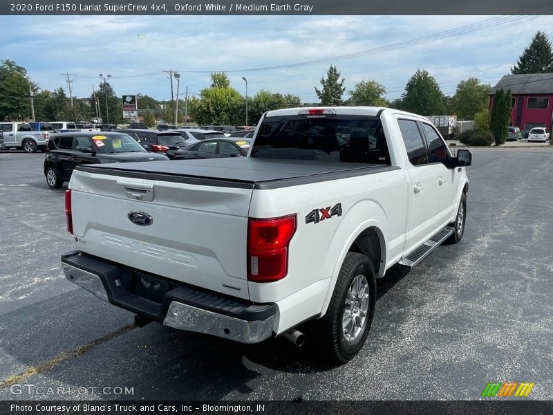 Oxford White / Medium Earth Gray 2020 Ford F150 Lariat SuperCrew 4x4
