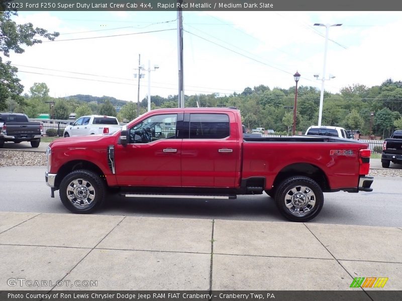 Rapid Red Metallic / Medium Dark Slate 2023 Ford F250 Super Duty Lariat Crew Cab 4x4