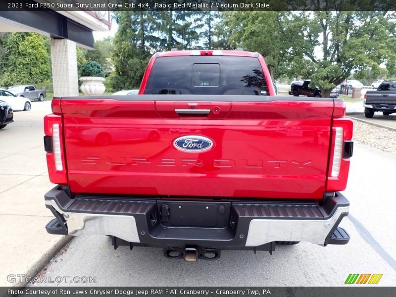 Rapid Red Metallic / Medium Dark Slate 2023 Ford F250 Super Duty Lariat Crew Cab 4x4
