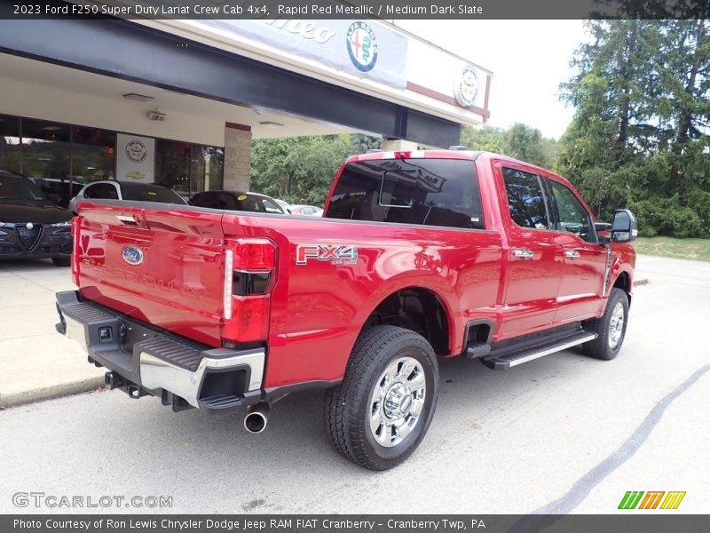 Rapid Red Metallic / Medium Dark Slate 2023 Ford F250 Super Duty Lariat Crew Cab 4x4