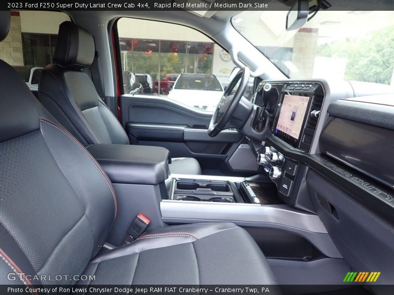 Rapid Red Metallic / Medium Dark Slate 2023 Ford F250 Super Duty Lariat Crew Cab 4x4