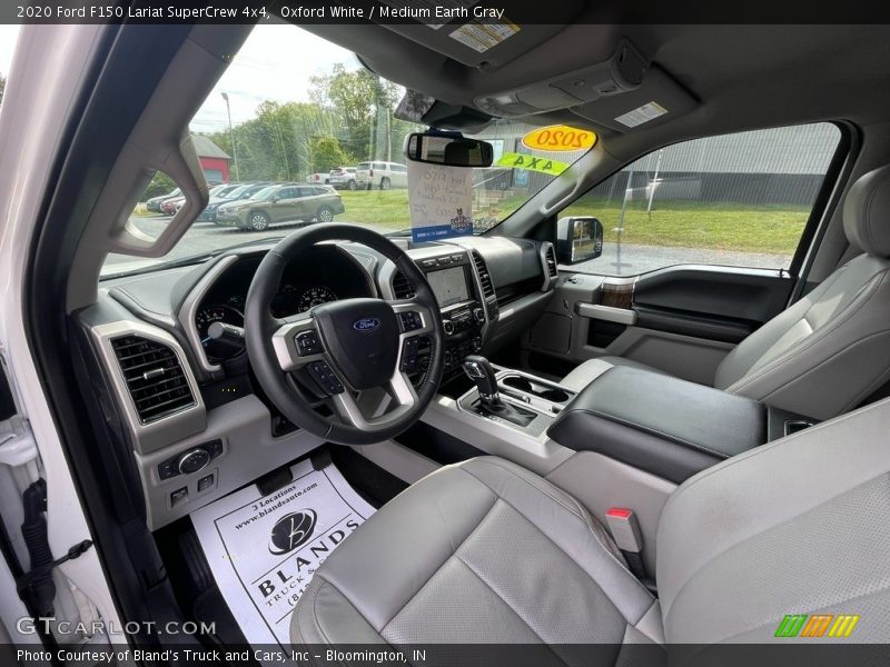 Medium Earth Gray Interior - 2020 F150 Lariat SuperCrew 4x4 