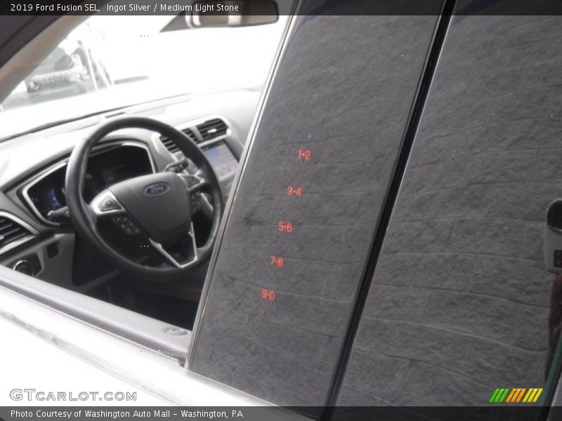 Ingot Silver / Medium Light Stone 2019 Ford Fusion SEL