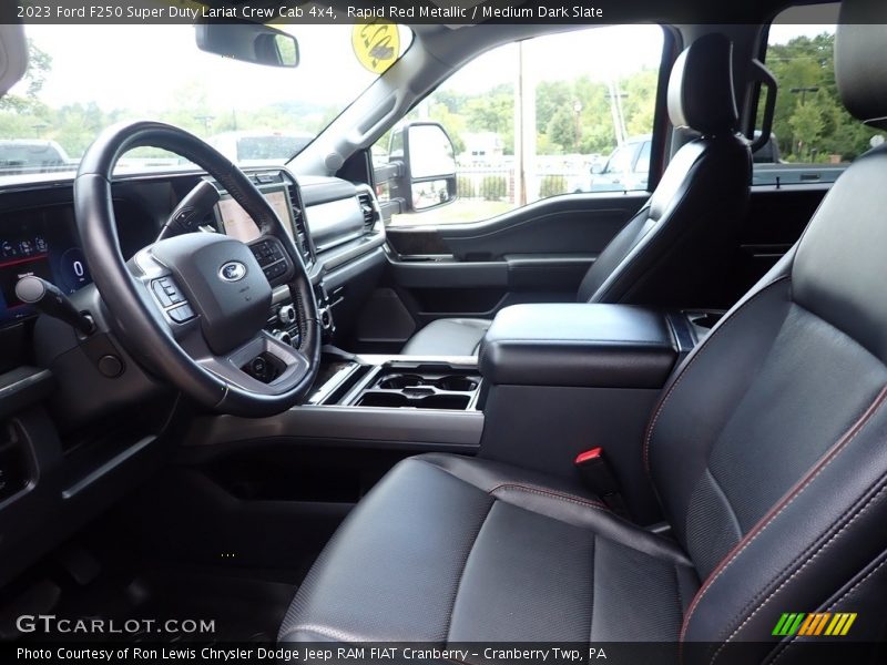 Rapid Red Metallic / Medium Dark Slate 2023 Ford F250 Super Duty Lariat Crew Cab 4x4