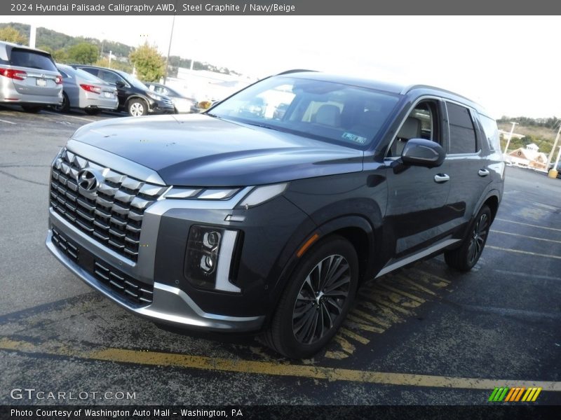 Steel Graphite / Navy/Beige 2024 Hyundai Palisade Calligraphy AWD