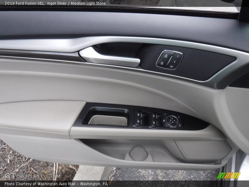 Ingot Silver / Medium Light Stone 2019 Ford Fusion SEL