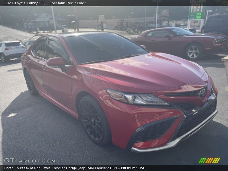 Supersonic Red / Black 2023 Toyota Camry XSE