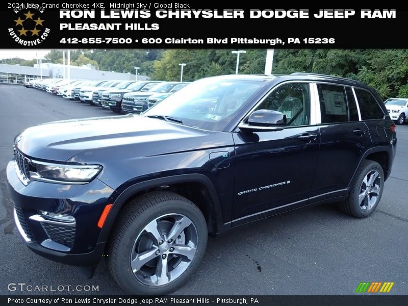 Midnight Sky / Global Black 2024 Jeep Grand Cherokee 4XE