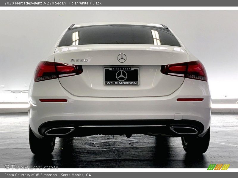 Polar White / Black 2020 Mercedes-Benz A 220 Sedan