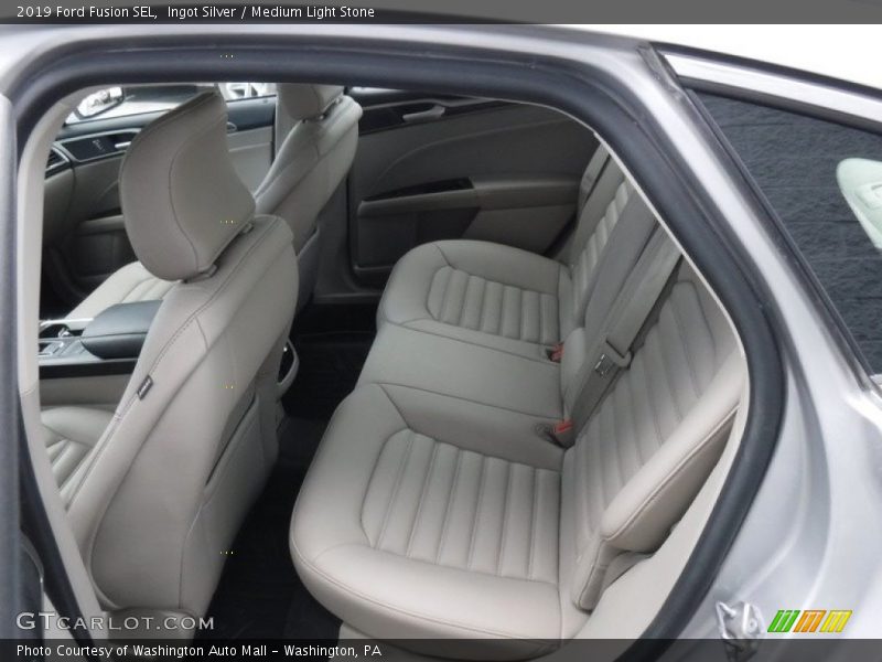 Ingot Silver / Medium Light Stone 2019 Ford Fusion SEL