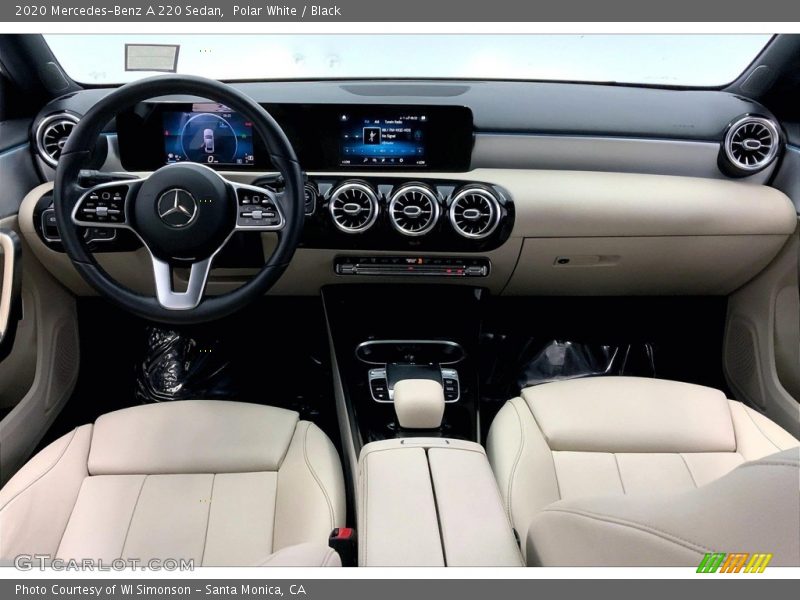 Polar White / Black 2020 Mercedes-Benz A 220 Sedan