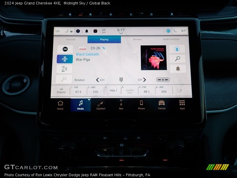 Midnight Sky / Global Black 2024 Jeep Grand Cherokee 4XE