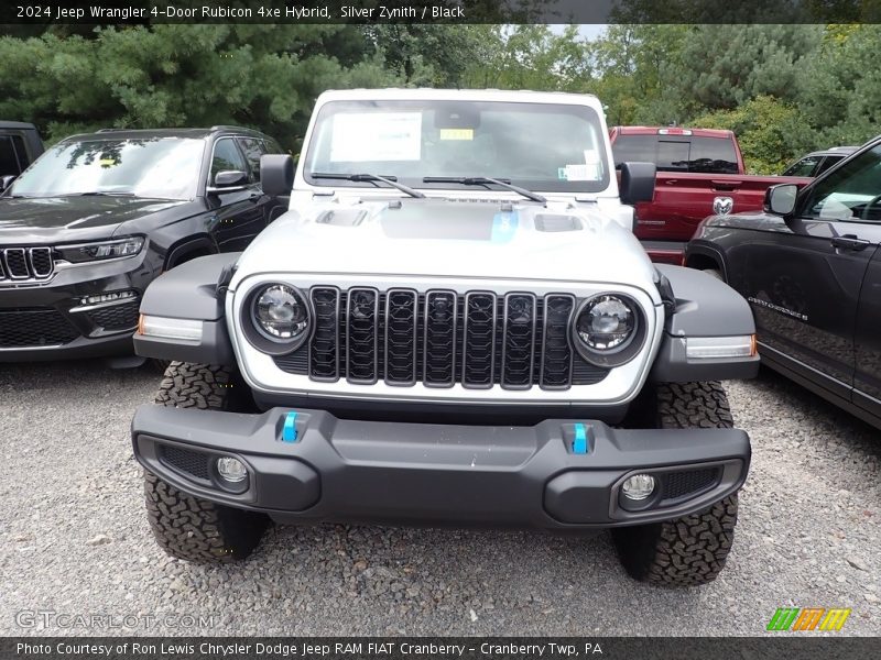 Silver Zynith / Black 2024 Jeep Wrangler 4-Door Rubicon 4xe Hybrid
