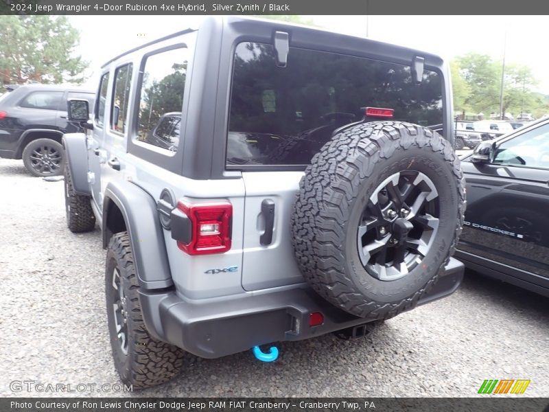 Silver Zynith / Black 2024 Jeep Wrangler 4-Door Rubicon 4xe Hybrid