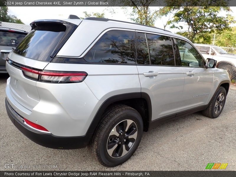 Silver Zynith / Global Black 2024 Jeep Grand Cherokee 4XE