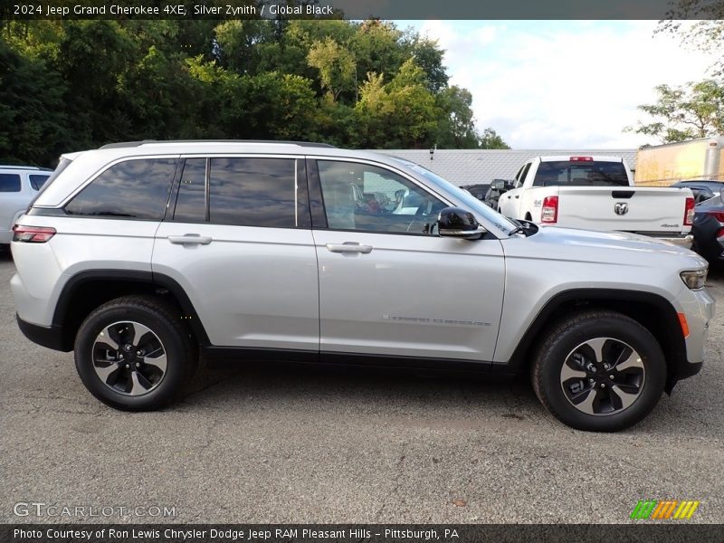 Silver Zynith / Global Black 2024 Jeep Grand Cherokee 4XE