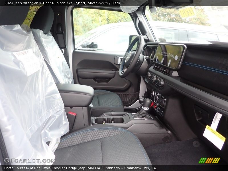 Silver Zynith / Black 2024 Jeep Wrangler 4-Door Rubicon 4xe Hybrid