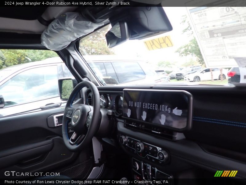 Silver Zynith / Black 2024 Jeep Wrangler 4-Door Rubicon 4xe Hybrid