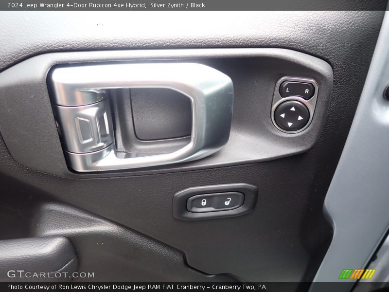 Silver Zynith / Black 2024 Jeep Wrangler 4-Door Rubicon 4xe Hybrid