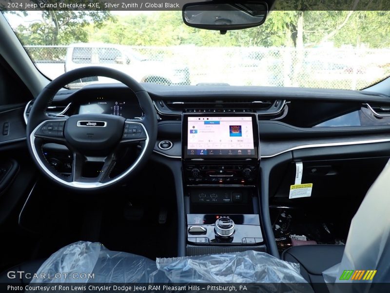 Silver Zynith / Global Black 2024 Jeep Grand Cherokee 4XE