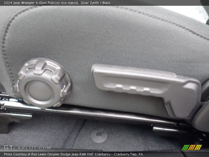 Silver Zynith / Black 2024 Jeep Wrangler 4-Door Rubicon 4xe Hybrid